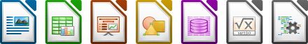 image of LibreOffice Mime type icons