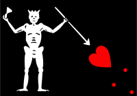 pirate flag of Balckbeard
