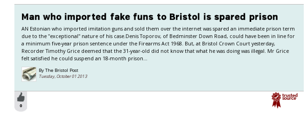 screenshot from Bristol Post