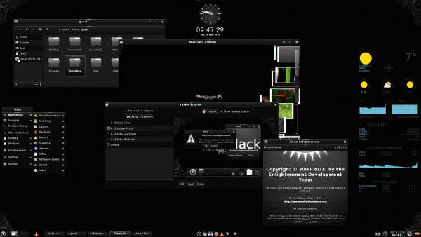 e18 desktop screenshot