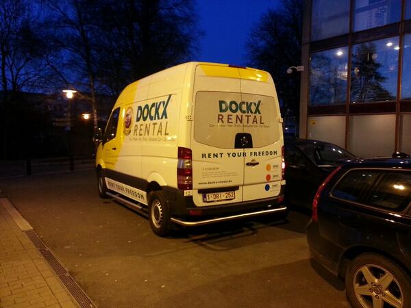 image of van bearing wording DOCX Rental, Rent Your Freedom