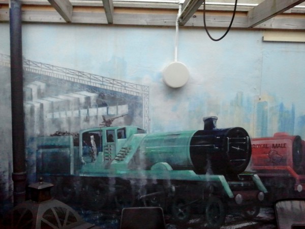 image of mural at Little Russell