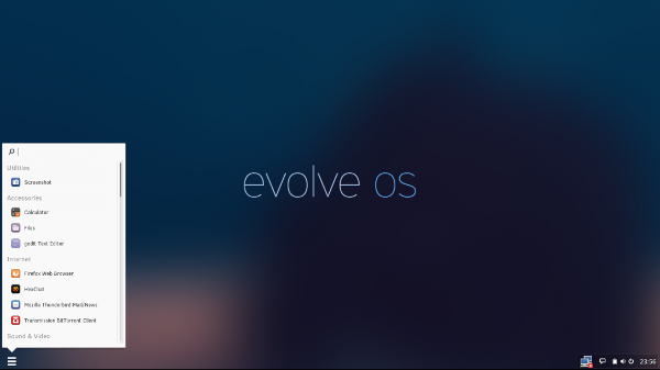 Evolve OS screenshot