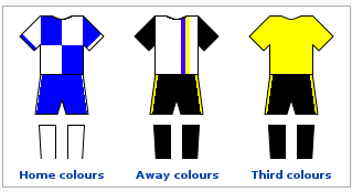 image of three current Bristol Rovers strips