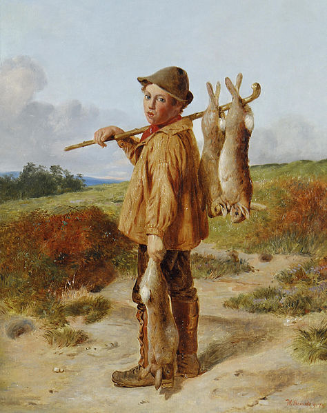 William Hemsley's The young poacher 1874